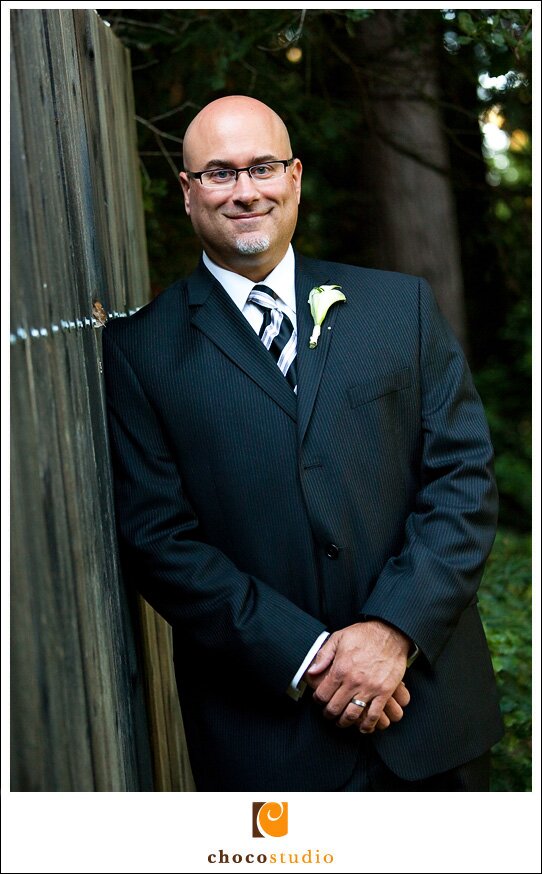 Portrait of a Groom at the Mountain Terrace