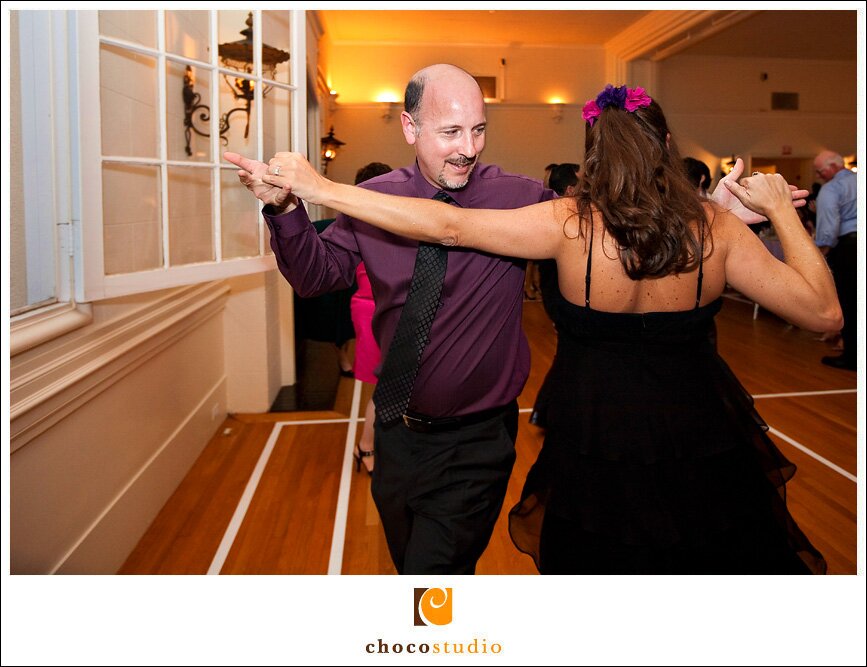 Dancing at a reception