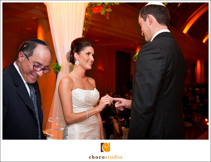Chuppah ceremony in the Sunset Court