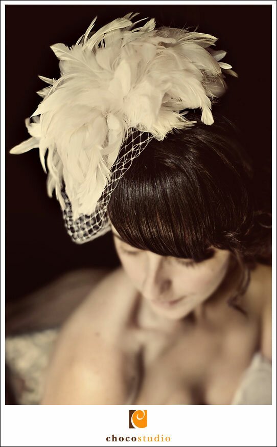 Vintage bridal hair piece