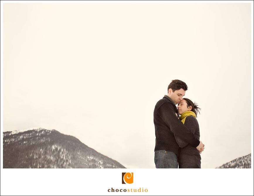 Tahoe engagement photo