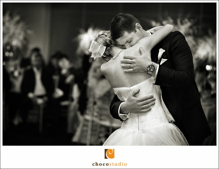 Emotional Moment during the First Dance at Hotel Nikko in San Francisco