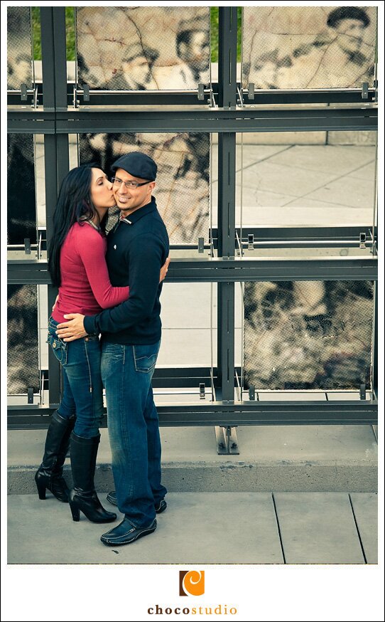 Creative and Original photos of an engagement session in San Francisco