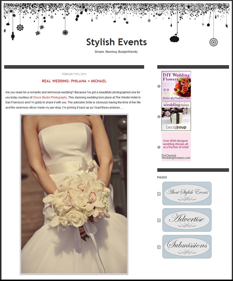 stylish events blog