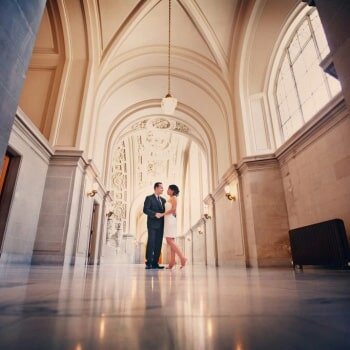 Fourth Floor Balcony Wedding at San Francisco City Hall